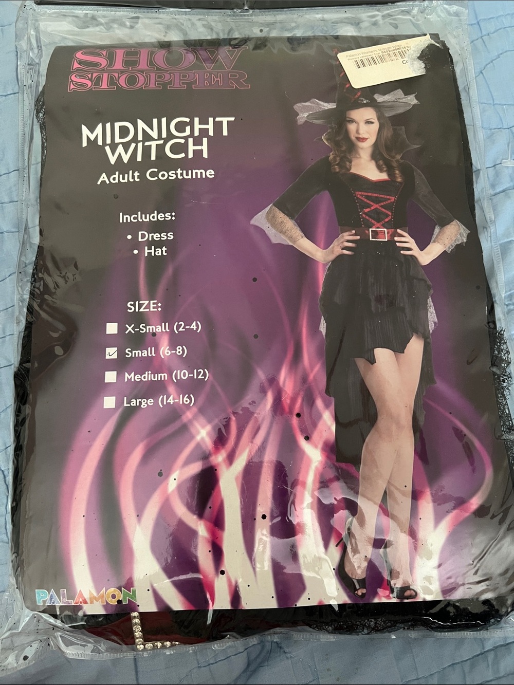 Palamon Midnight Witch Show Stopper Adult Costume - Black and Red Vintage